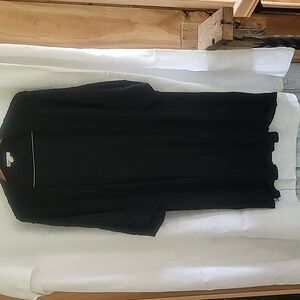 Long black short sleeve shrug size XL